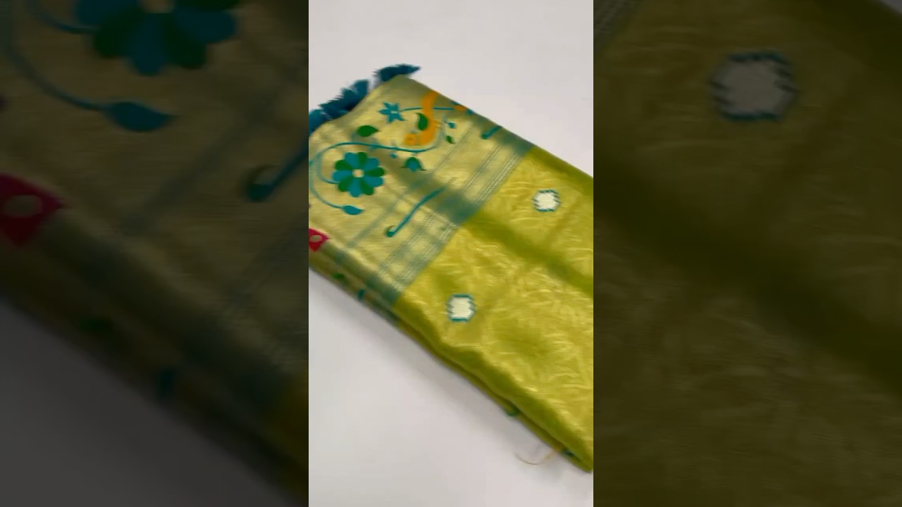 Tissue Silk Peacock Paithani Saree