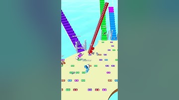 Bridge Race All Levels Gameplay Android,ios Level 203 #short