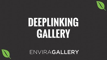 How to Create a Deeplinking WordPress Gallery by using Envira Gallery