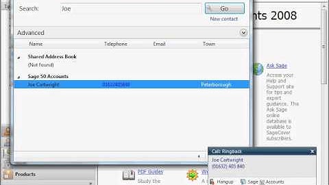 Sage 50 Accounts Integration