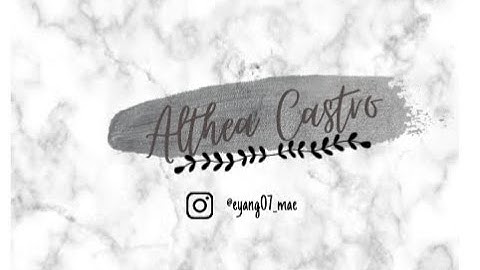 7 seconds Intro ||altheacastro