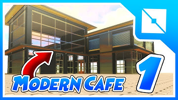 Modern Cafe Speed Build [PART 1] (Roblox Studio)