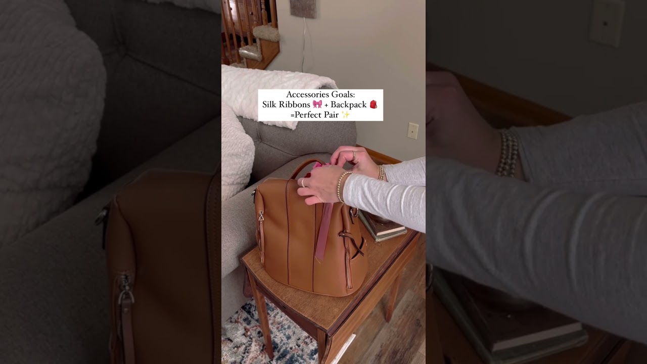 Take your backpack style to the next level and set trends with this distinctive styling twist!