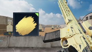 Consiguiendo el camuflaje dorado de la MCX en blood strike