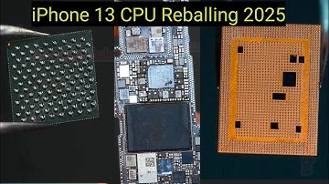 iPhone 13 CPU REBALLING Made Easy? #iphonecpu #cpureballing #mobilerepairing