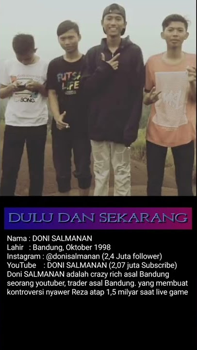 TRANSFORMASI DONI SALMANAN YANG LAGI VIRAL#shorts