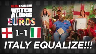 Italy Equaliser Reaction! | Italy 1-1 England | Euro 2020 FINAL