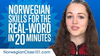 Norwegian Skills for the Real-Word: Spoken Norwegian Practice