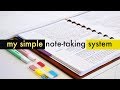 How to Take AMAZING Notes and SAVE your Grades » my simple note-taking system