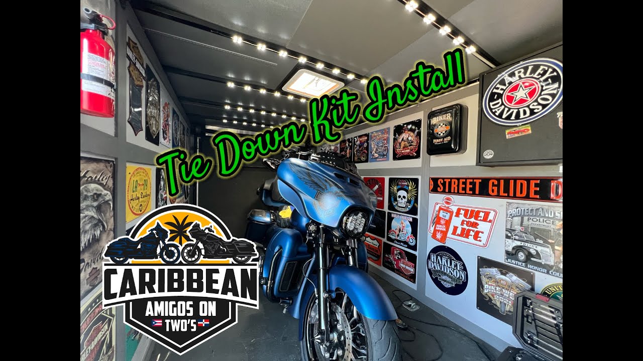 Harley Davidson Tie Down Kit Install YouTube