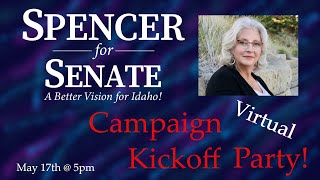 Please join me for our Virtual Campaign Kickoff Party