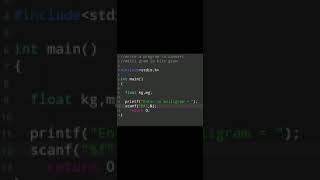 #2 | Computer programming In C | C Language Exercise3  #shorts #coding