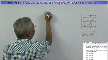JEE main 2017 solution part 2 by Subhasish Pathak