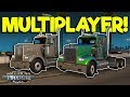 BAD TRUCK DRIVERS PLAY TAG ON HIGHWAY! - American Truck Simulator Multiplayer