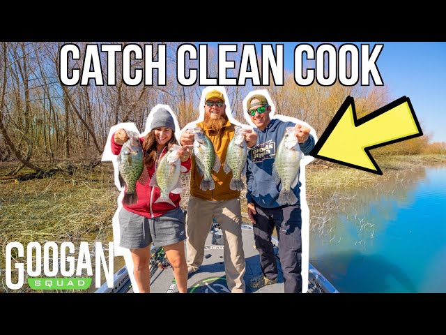 Googans PERSONAL BEST Crappie CATCH CLEAN COOK! ( LAKESIDE COOKOUT ) 