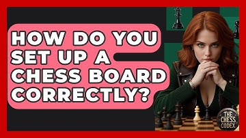 How Do You Set Up A Chess Board Correctly? - The Chess Codex