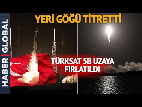 SpaceX Canlı Yayınladı! Turksat 5B Uzaya Fırlatıldı