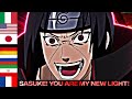 Uchiha Itachi saying  “Sasuke! You are my new light!” in 7 different languages | Naruto Shippuden