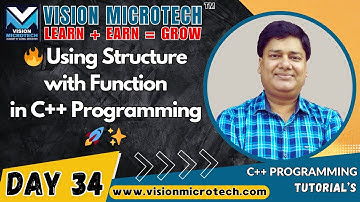 🔥 Using Structure with Function in C++ Programming 🚀 ✨