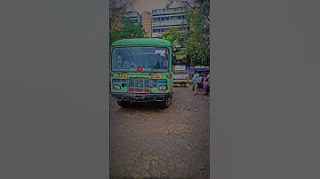 Msrtc old Hirkani bus entry in Ahmednagar bus stand#bus_shorts #msrtcbus #lalpari  #Shorts