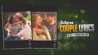 Couple Lyrics Video Editing | Aesthetic Video Editing | Alight Motion Video Editing | Lyrics Edit | 