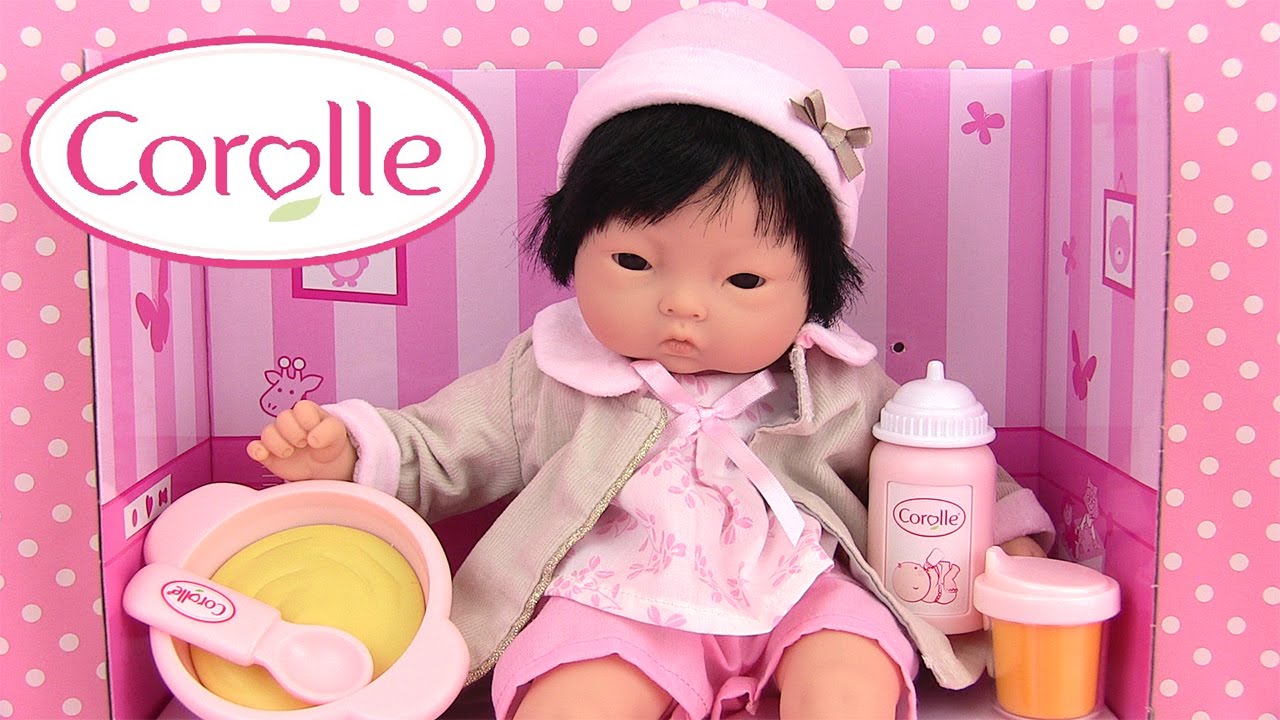 Poupée Corolle Câlin Yang Mon Premier Coffret Repas Vêtements Baby Doll  Meal 