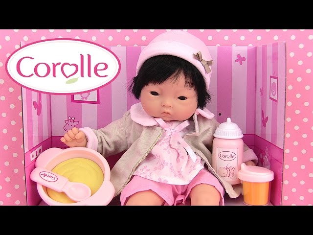 Poupée Corolle Câlin Yang Mon Premier Coffret Repas Vêtements Baby Doll  Meal 