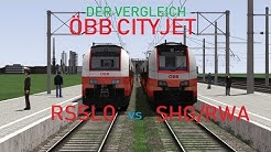 Train Simulator 2019 | ÖBB Cityjet / 4744/4746 | Der Vergleich - SHG/RWA vs RSSLO
