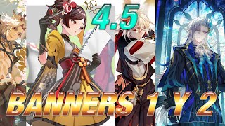 ▶️ Banner de la 4.5 ?  | ? Genshin Impact? | CHIORI, NEUVILLETTE KAZUHA e ITTO.. banners rotisimos