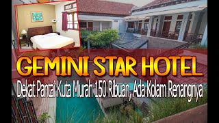Gemini Star Hotel, Dekat Pantai Kuta Bali Murah 150 Ribuan, Ada Kolam Renangnya