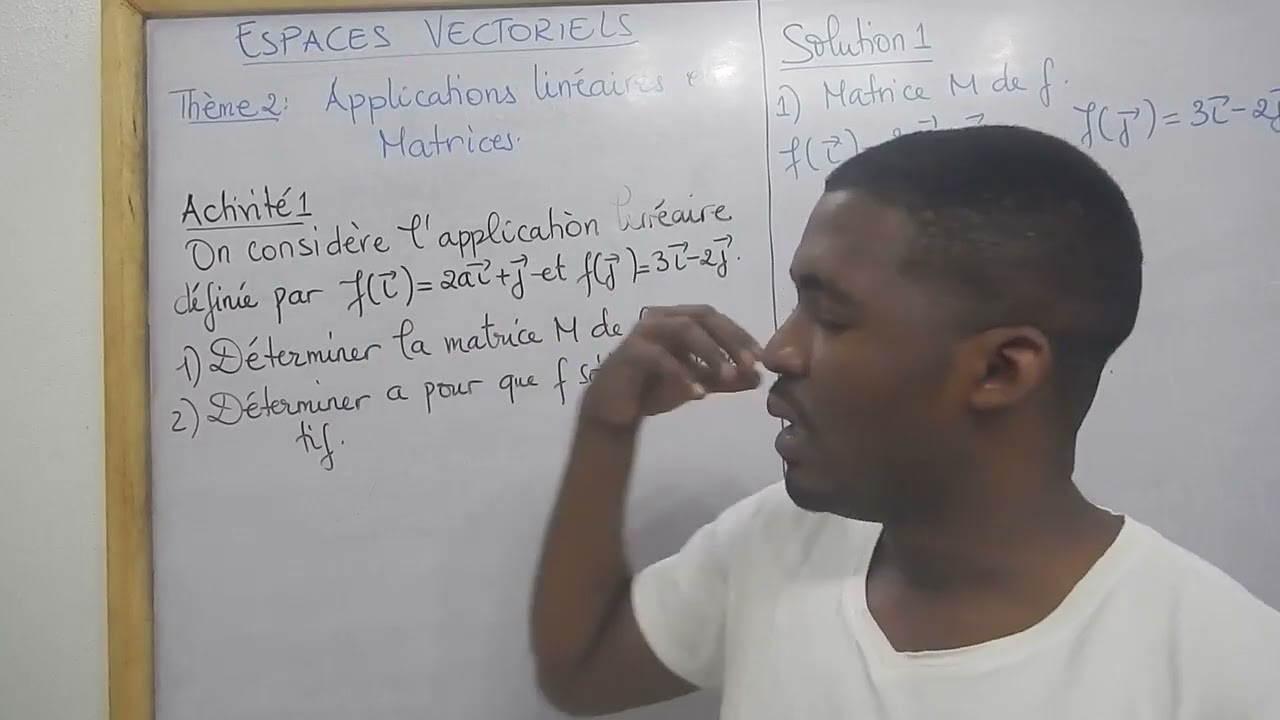 Montrer Qu'une Application Linéaire Est Non Bijective