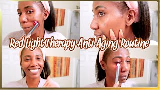 Anti-Aging Skin Care Routine with Red Light Therapy Wand ft Usuie | Simply Subrena