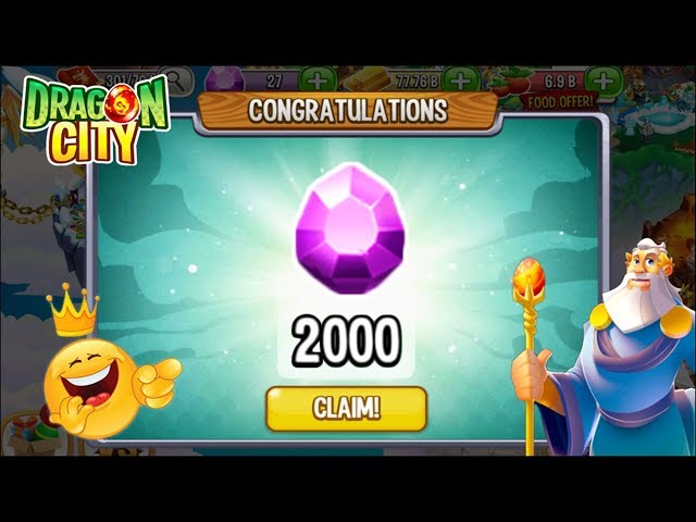 Dragon City - How to get 2000 Gems Reward for FREE 2020 😍 class=