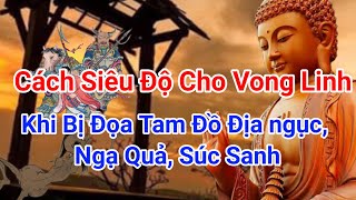 Cách siêu độ vong linh khi bị đọa tam đồ địa ngục, ngã quỷ, súc sanh.