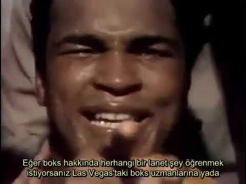 Muhammad Ali Clay ilham verici konuşma Foreman'ı yendikten sonra konuşuyor.(Türkçe altyazı)