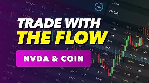 Trading with options order flow. Breaking down NVDA and COIN