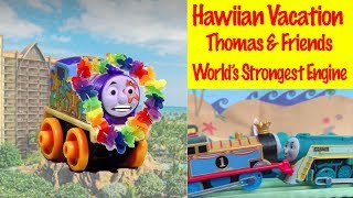 Hawaiian Vacation Disney's Aulani Resort | Thomas & Friends World's Strongest Engine Competition