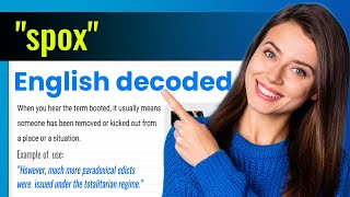 Define Spox? 🗣️: What It Really Means & How To Use It