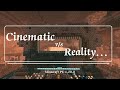 Cinematic vs Reality | Minecraft PE | minecraft 1.20 | mcpe cinematic #youtube #viral