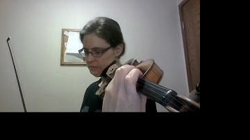 3 Octave E Flat Major violin arpeggio with fingerings and playthrough