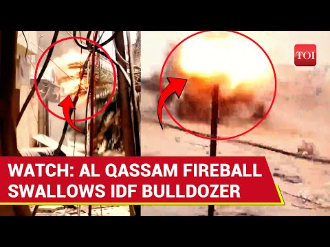 Al-Qassam Rockets Turn Israeli Bulldozer Into Fireball As ‘War Of Attrition’ Escalates In Gaza