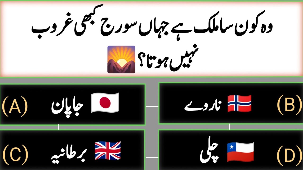 General Knowledge Riddles in Urdu | GK Quiz | Urdu Paheliyan 🧠