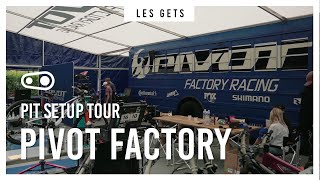 90 Second Pivot Factory Racing Pit Tour 