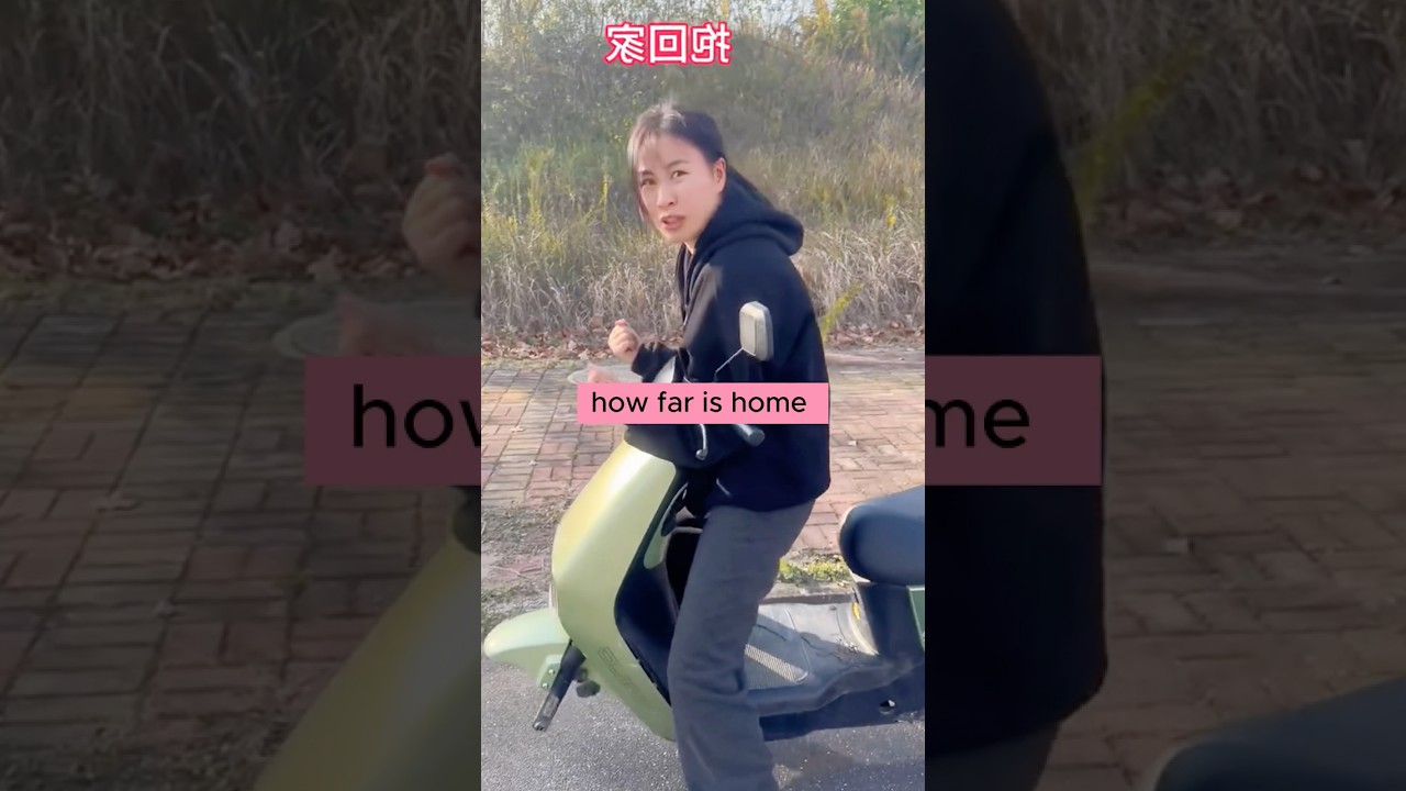 She found her lost electric scooter by the side of the road.