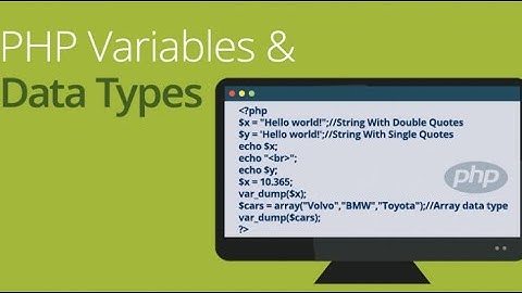 شرح Variables & data type المتغيرات و أنواع البيانات في php | دورة تعلم بي إتش بي كامله- الدرس #003