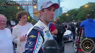 Celebrity Chase Elliott & Daniel Suarez Have Discussion After Chicago Street Race; Then, Suarez Elaborates Profile