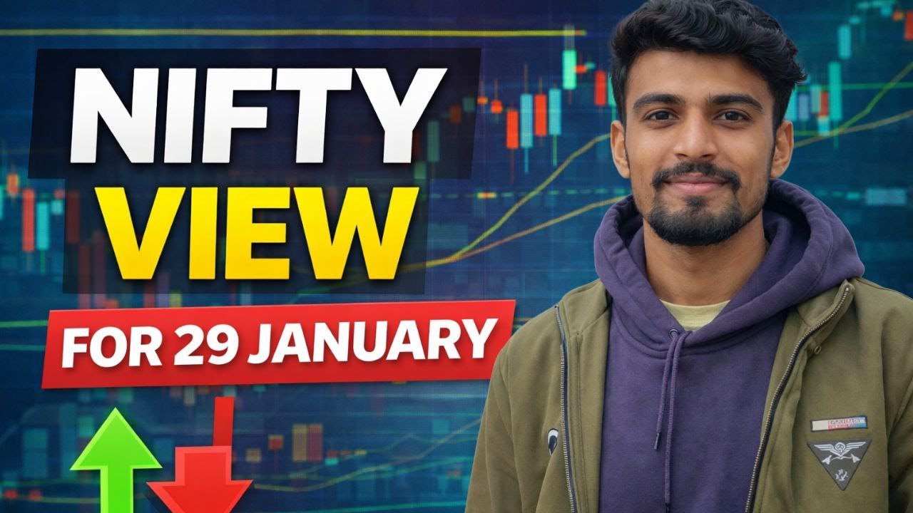 NIFTY view for 29 January. SENSEX expiry view. Will CE blast today ? 