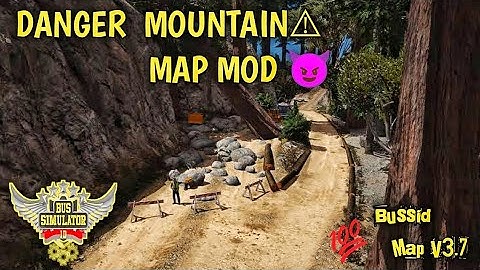 Bussid Map Mod V3.7_Download Danger😈 Mountain⚠ Map Mod For Bus simulator indonesia #bussidmapmod 😵😵
