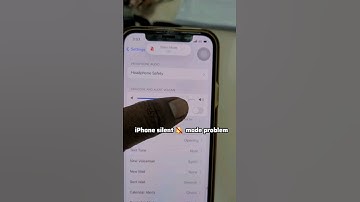 Silent Mode ON or OFF in iPhone #iphone #iphoneuser #tipsandtricks #solution #shorts