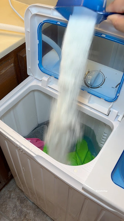 Download lagu lets do a small load in my new washing machine🥰🥰 #portable #washingmachine